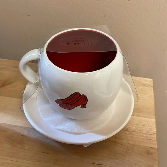 Rae Dunn There's No Place Like Home Mug Saucer Set 👠 Wizard of Oz Dorothy - Picture 3 of 4